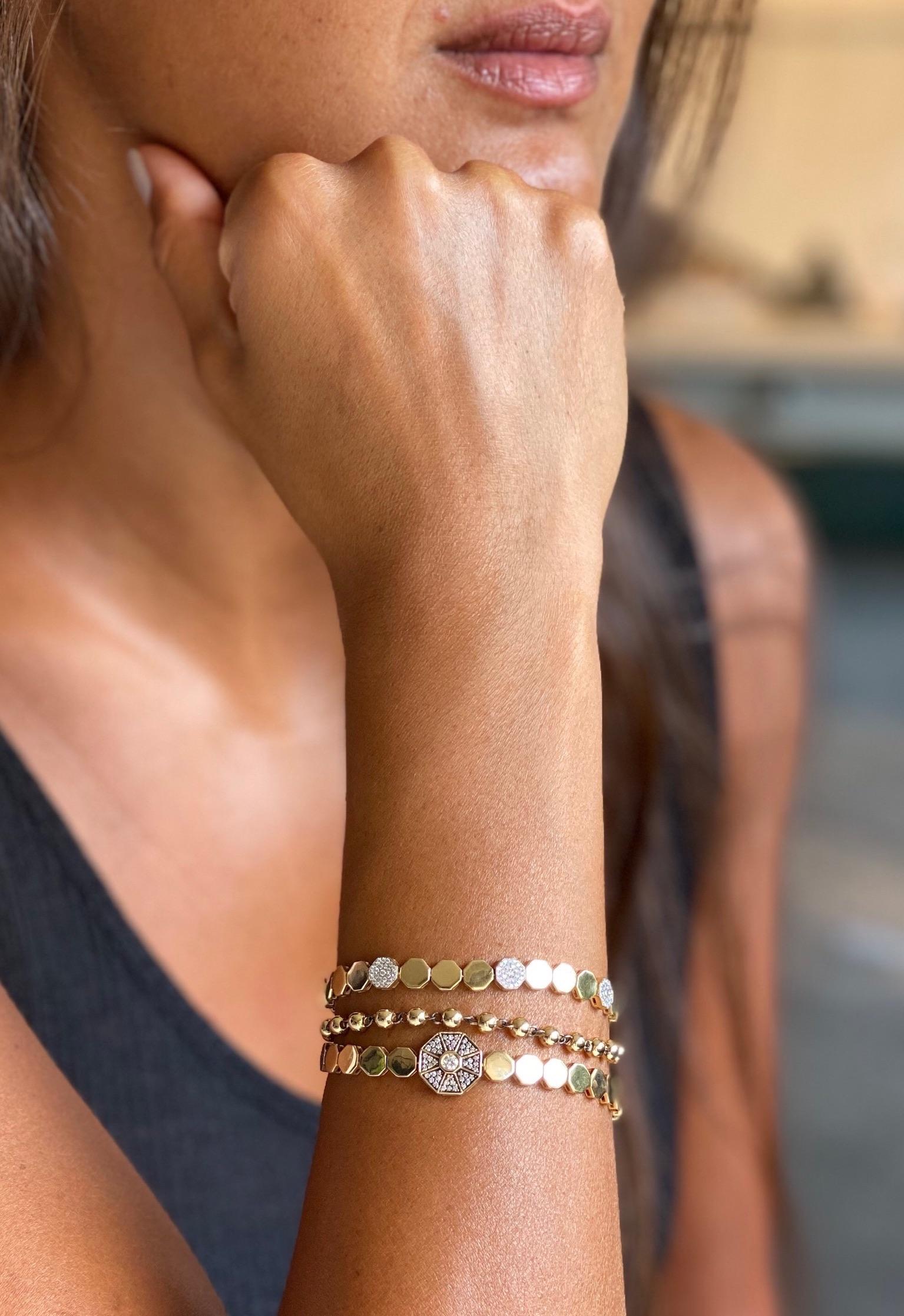 Taglio brillante Series The Universe Central Diamond Bracelet in vendita