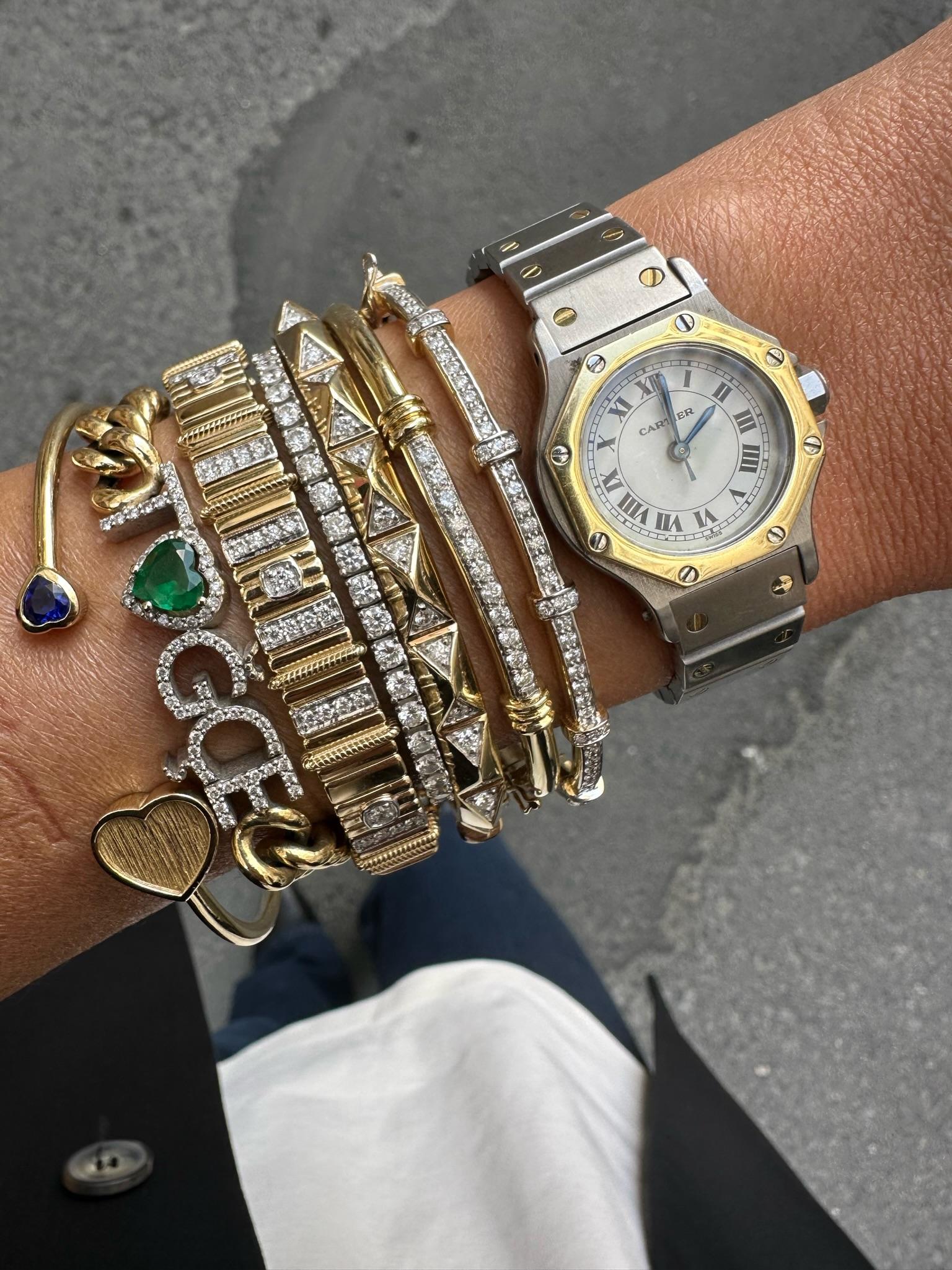 Pulsera de diamantes Serie El Universo en venta 6