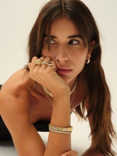 Series The Universe Diamond Bangle Bracelet