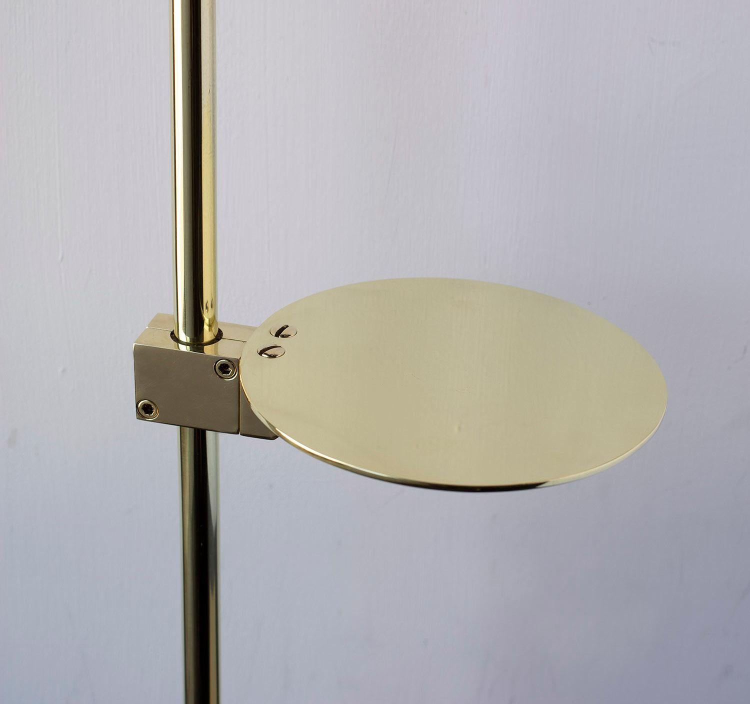 floor lamp with tray