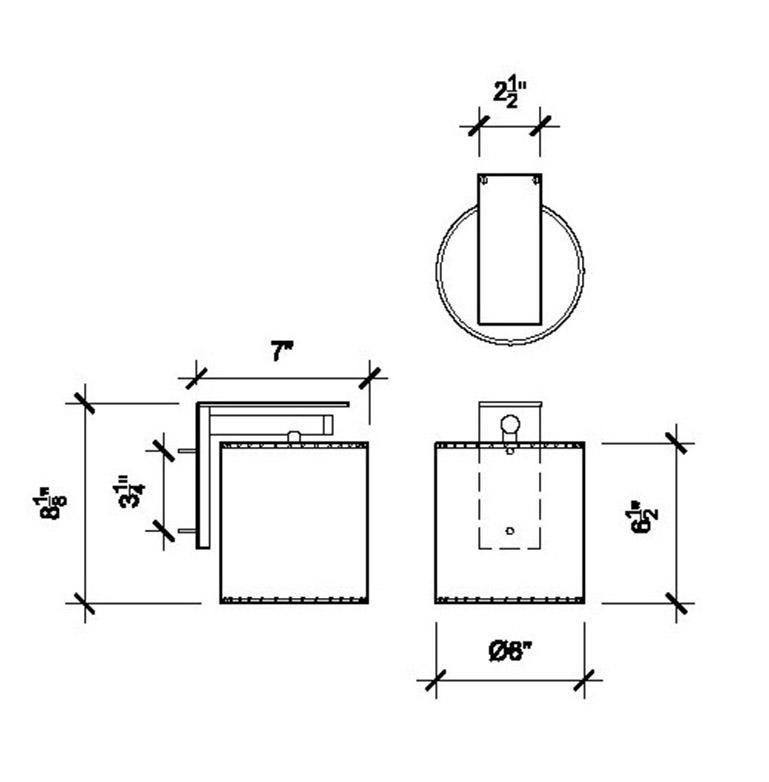 Serie02 Lg. Wandleuchter, poliertes Nickel-Messing, Schirm aus Ziegenleder mit Pergamentstickerei (Beschichtet) im Angebot