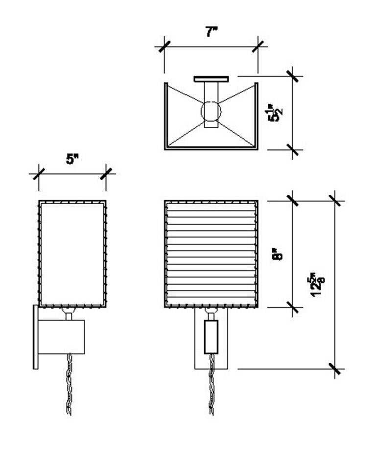 Laiton Applique murale Series03, 