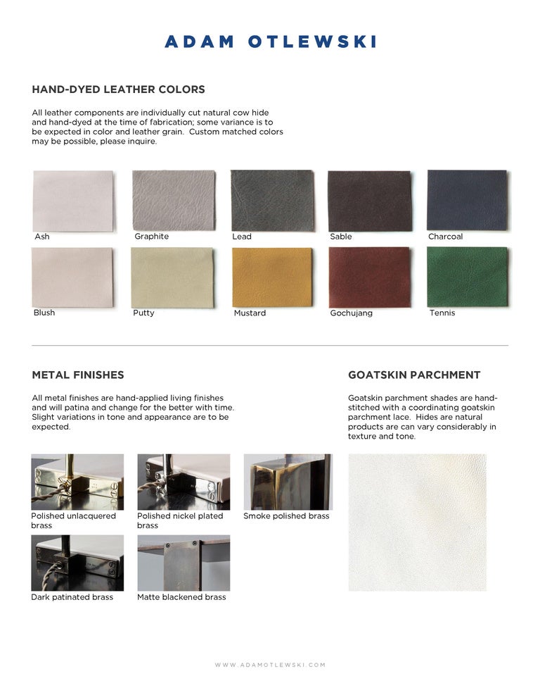 Series04 Floor Lamp Nickel-Plated Brass Adjustable ...