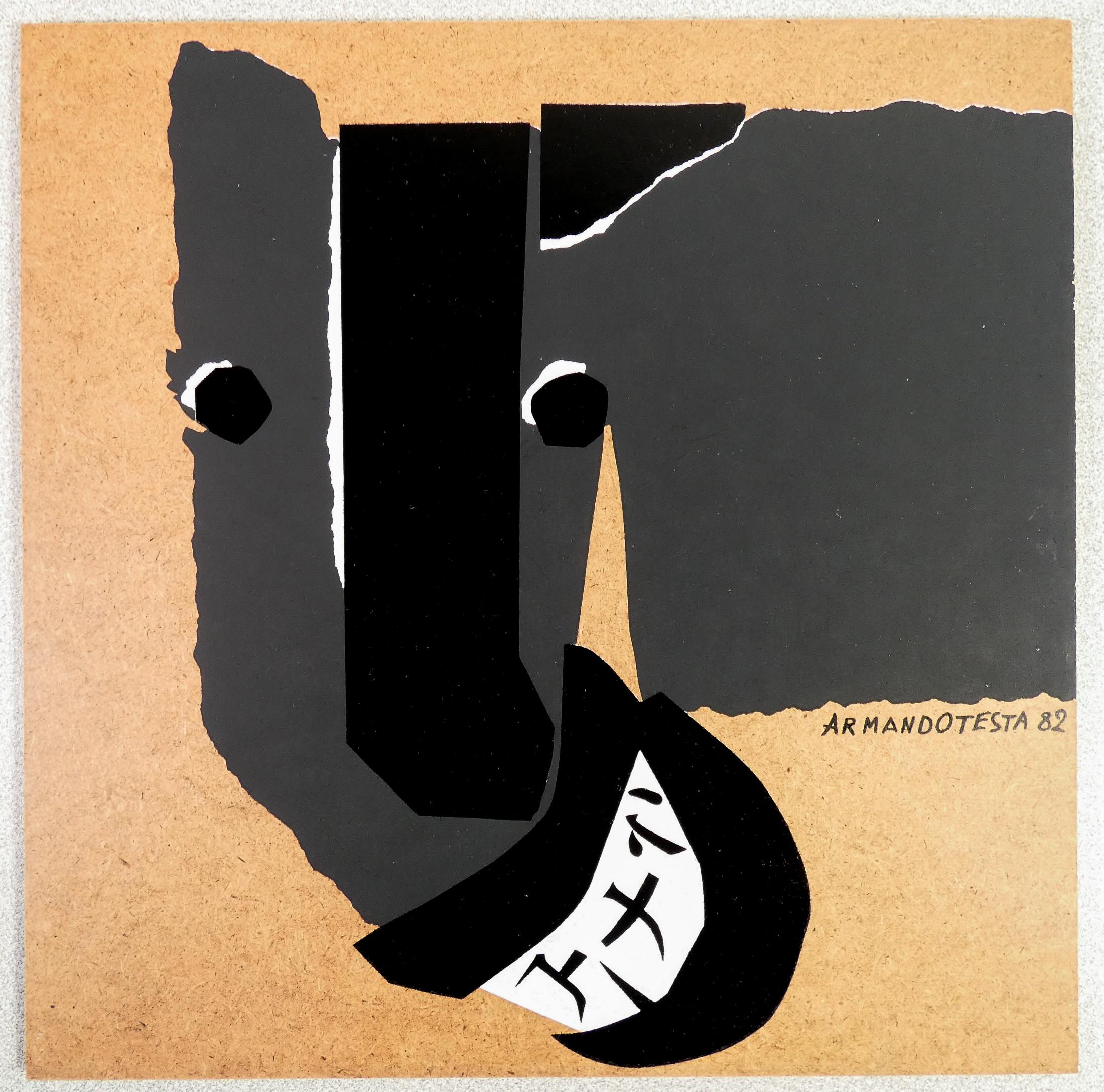 Italian Armando TESTA's color silkscreen print 