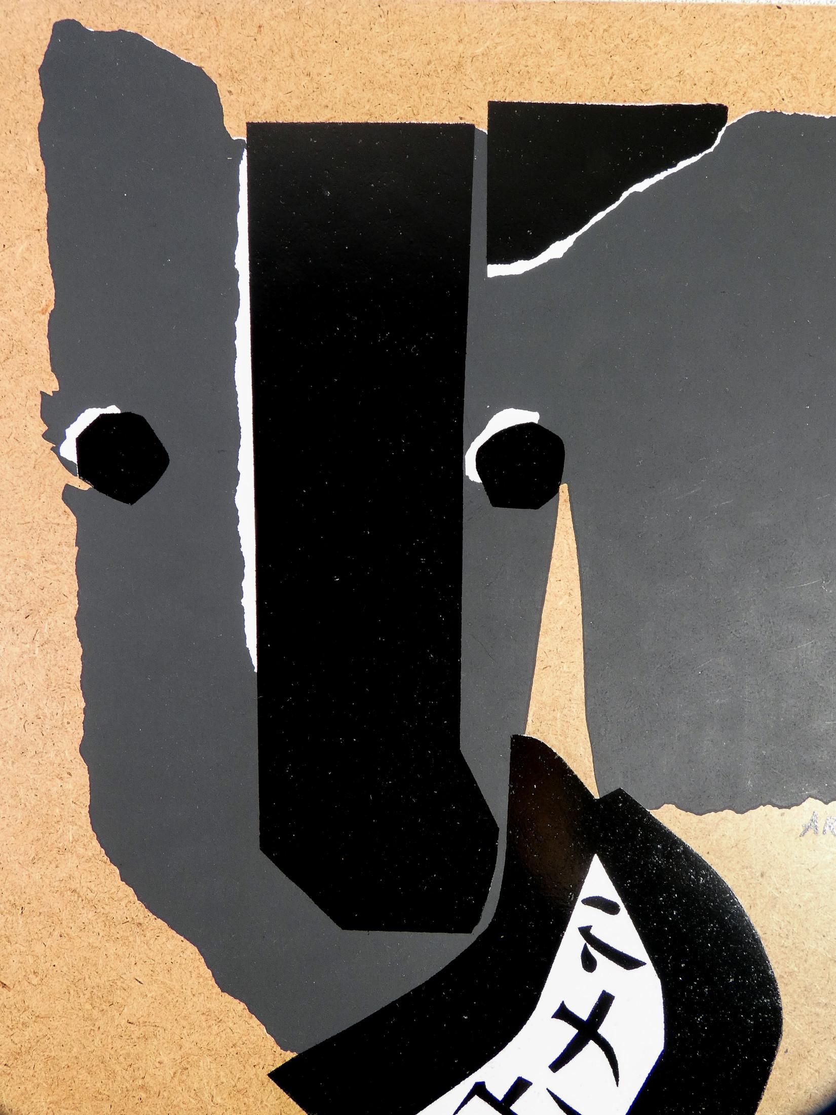 Molded Armando TESTA's color silkscreen print 
