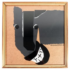 Armando TESTA's color silkscreen print "Chinese laughing horse." 1982