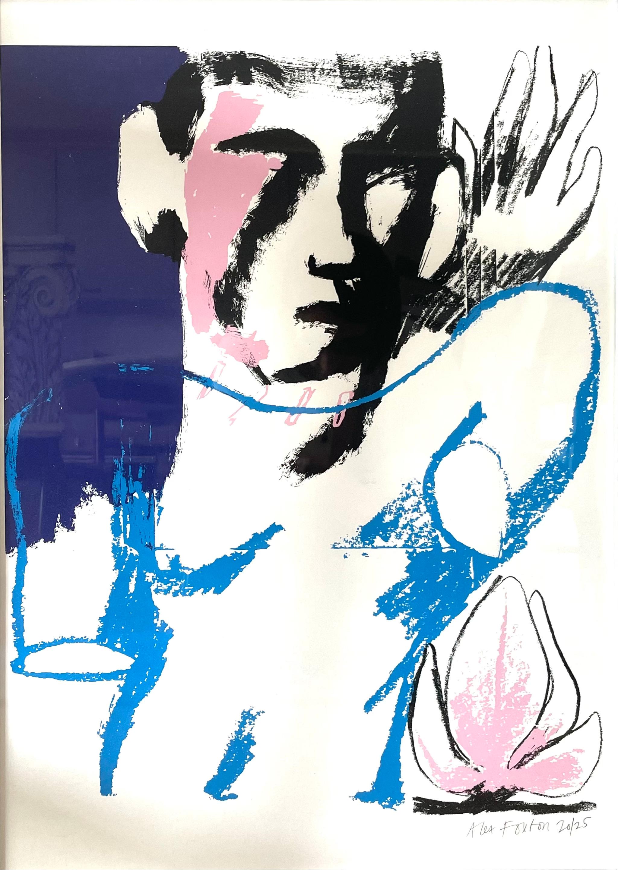  Serigrafie von Alex Foxton, 2021: Diese fesselnde Serigrafie von Alex Foxton ist Teil einer Serie von 2001 mit dem Titel 