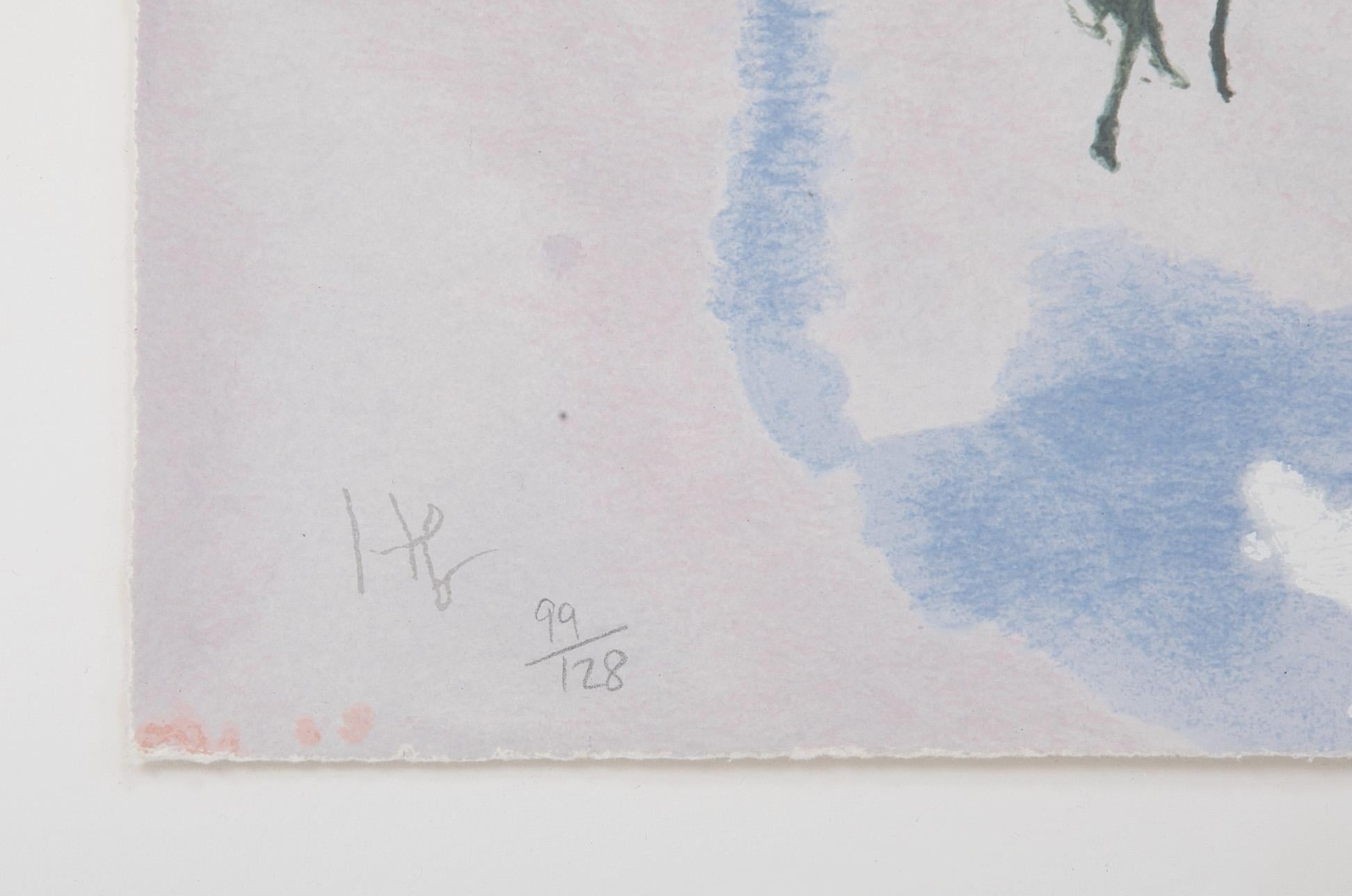 Sérigraphie d'Helen Frankenthaler intitulée 