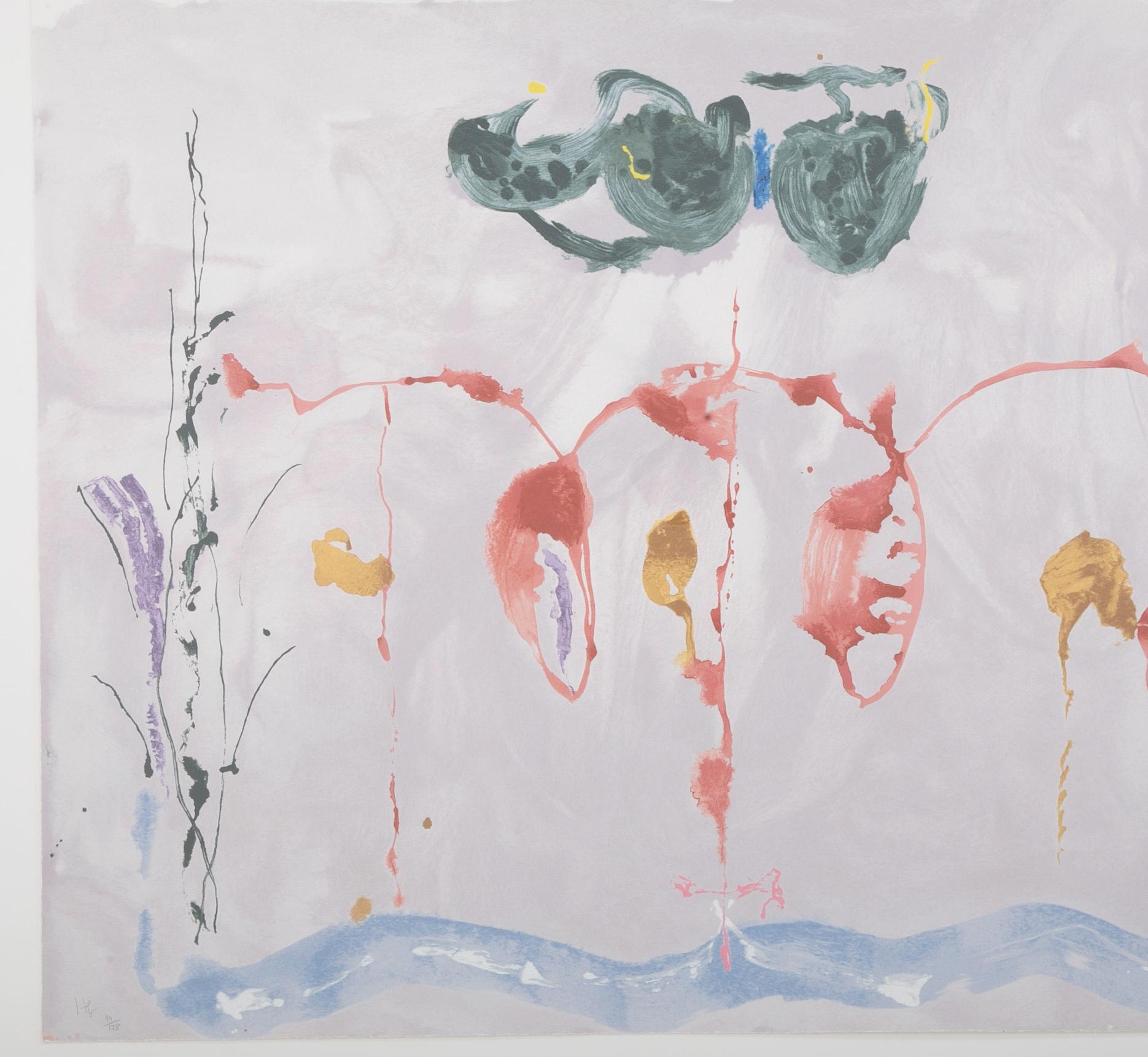 Serigrafie von Helen Frankenthaler mit dem Titel 