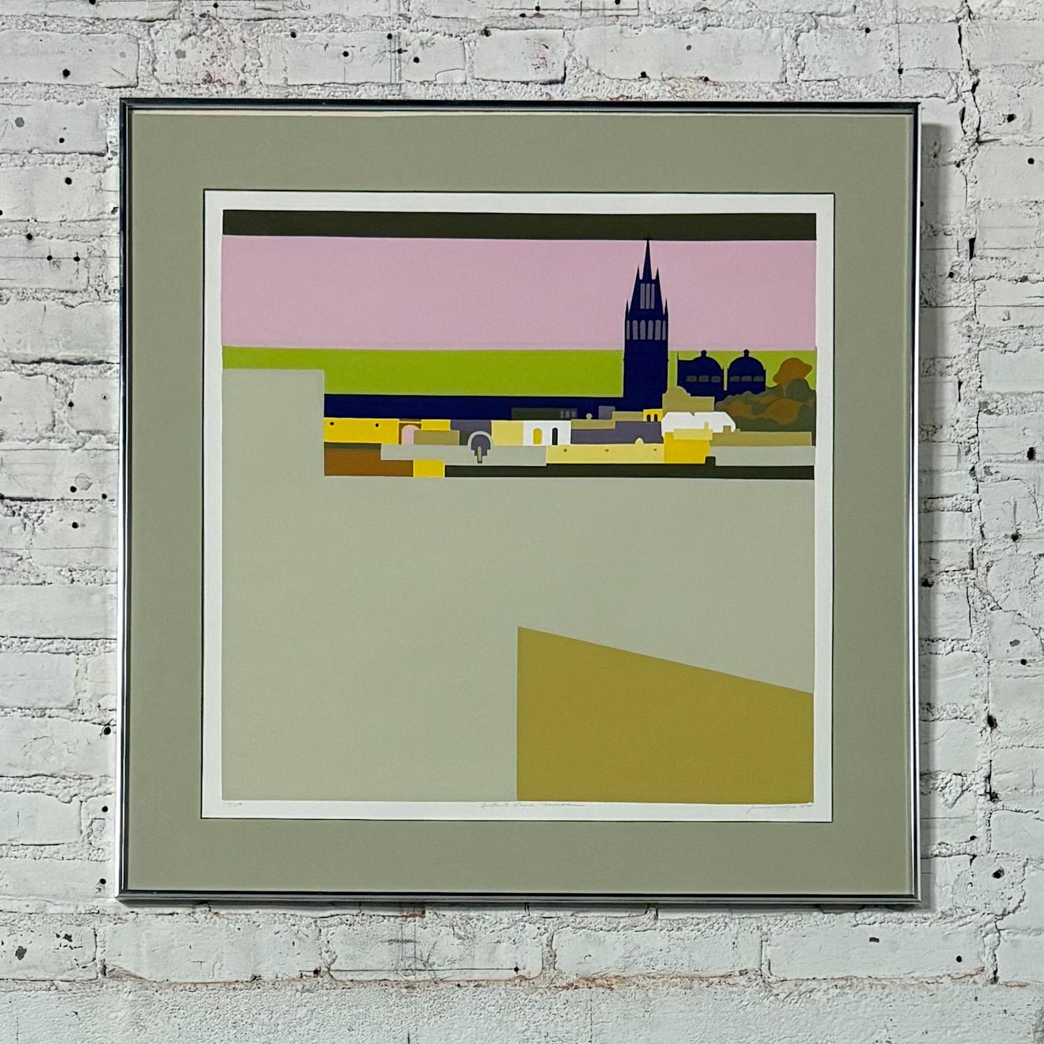 Serigrafía IMP Titulada Distant Land New Skies #19/150 por Janice Wetzel en venta 9