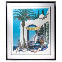 Serigrafía, John Kiraly (Am. B. 1943), Mediodía en casa de Madame Ada, Firmado y numerado
