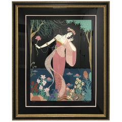 Serigraph Print "Demure Spirit" by Lillian Shao