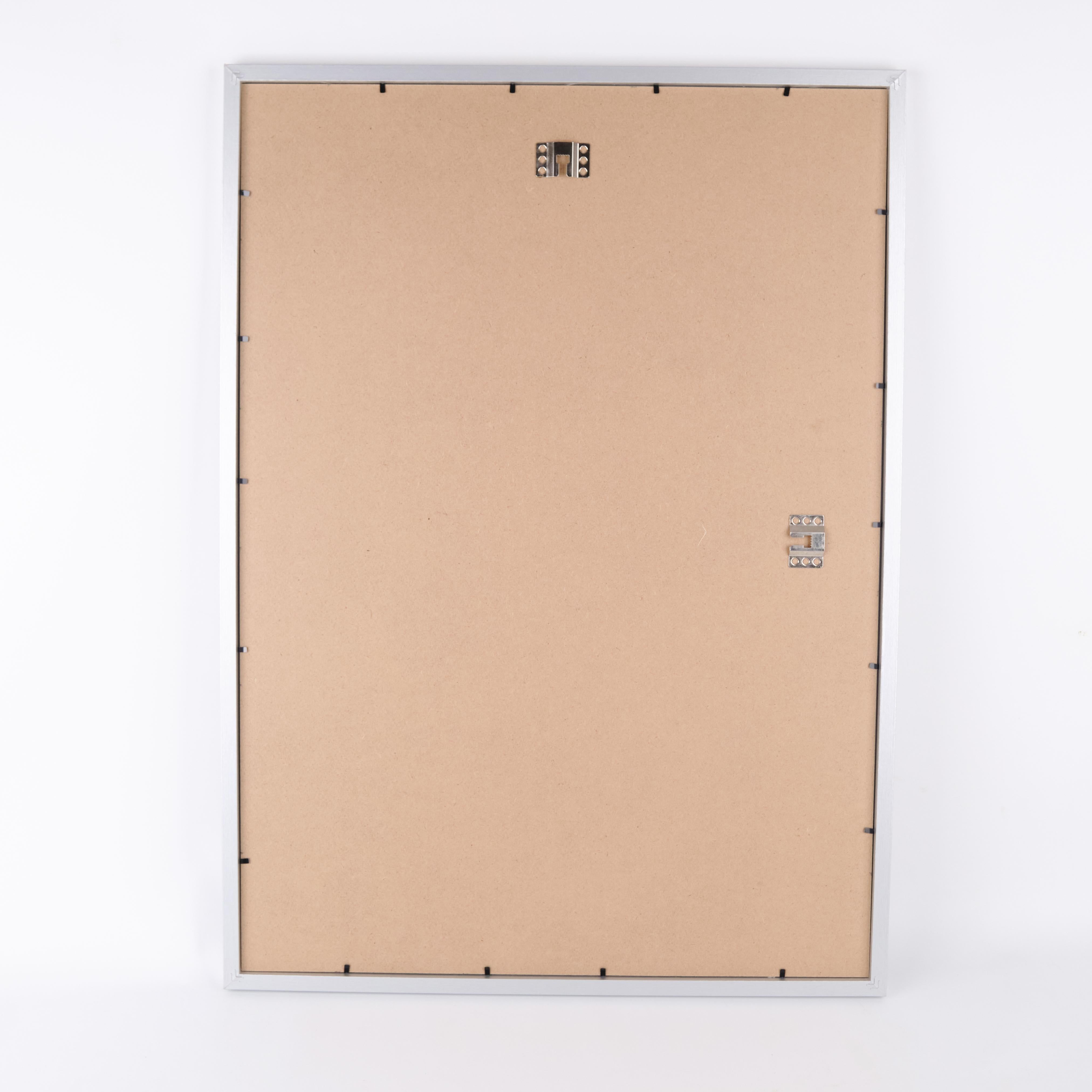 Mid-Century Modern Serigraphic Poster With Motif Of Woman With Fan By Bjørn Wiinblad From 1970s For Sale