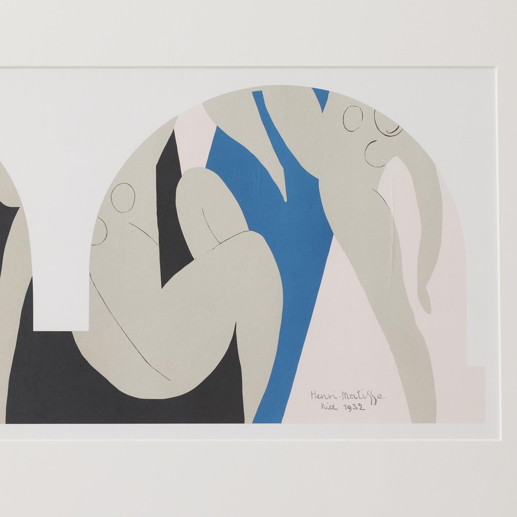 Carta Sérigraphie d'Après Henri Matisse — Grand Format, 1990s by Nouvelles Images in vendita