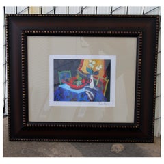 Seriógrafo de Itzchak Tarkay 2013 "Demasiado frío en casa"