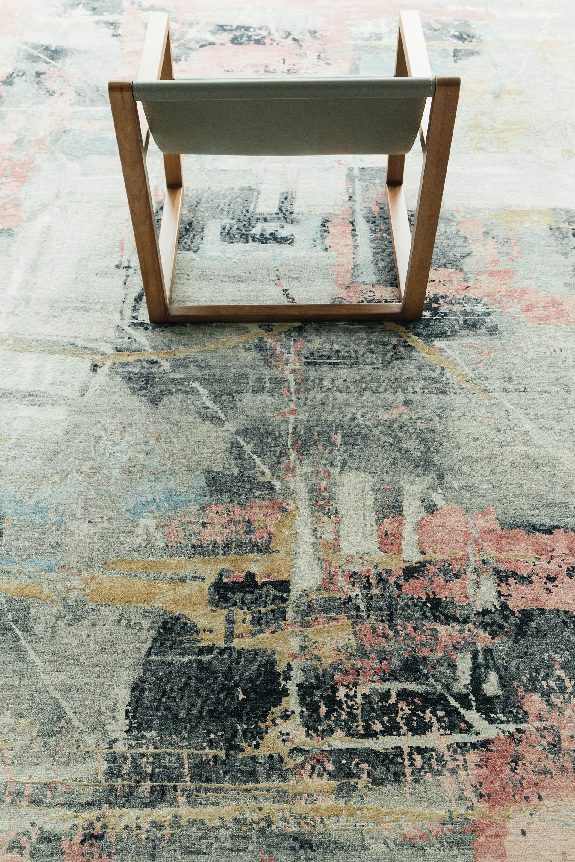 Hand-Knotted Serizzo, Espiritu Collection, Ottika by Mehraban Rugs For Sale