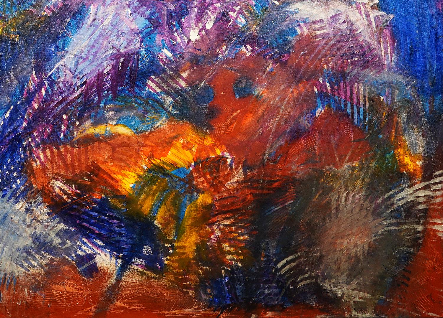 Projectiles - Abstract Expressionist Painting by Serj Tankian 