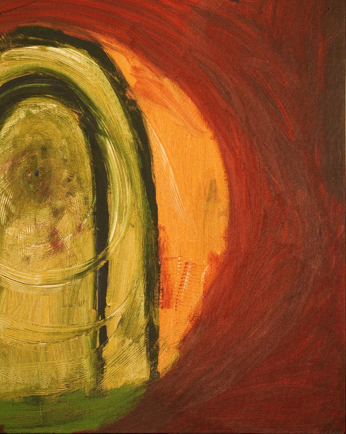 Einrückungssymbol (Braun), Abstract Painting, von Serj Tankian 
