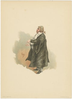 Serjeant Buzfuz aus den Pickwick Papers - Kyd Charakterdruck nach Dickens, um 1889