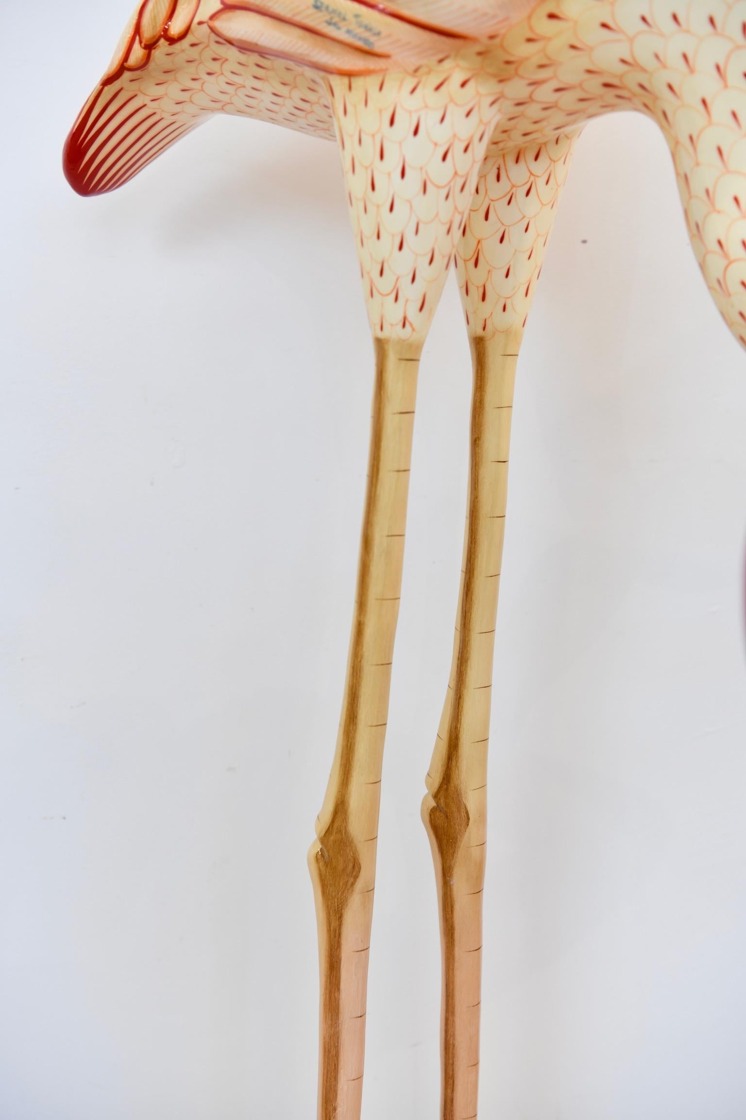 Sermel Tonala Papier Mache Flamingo 11