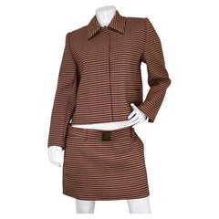 SER.O.YA Jessamine Camel Houndstooth Tailored Blazer
