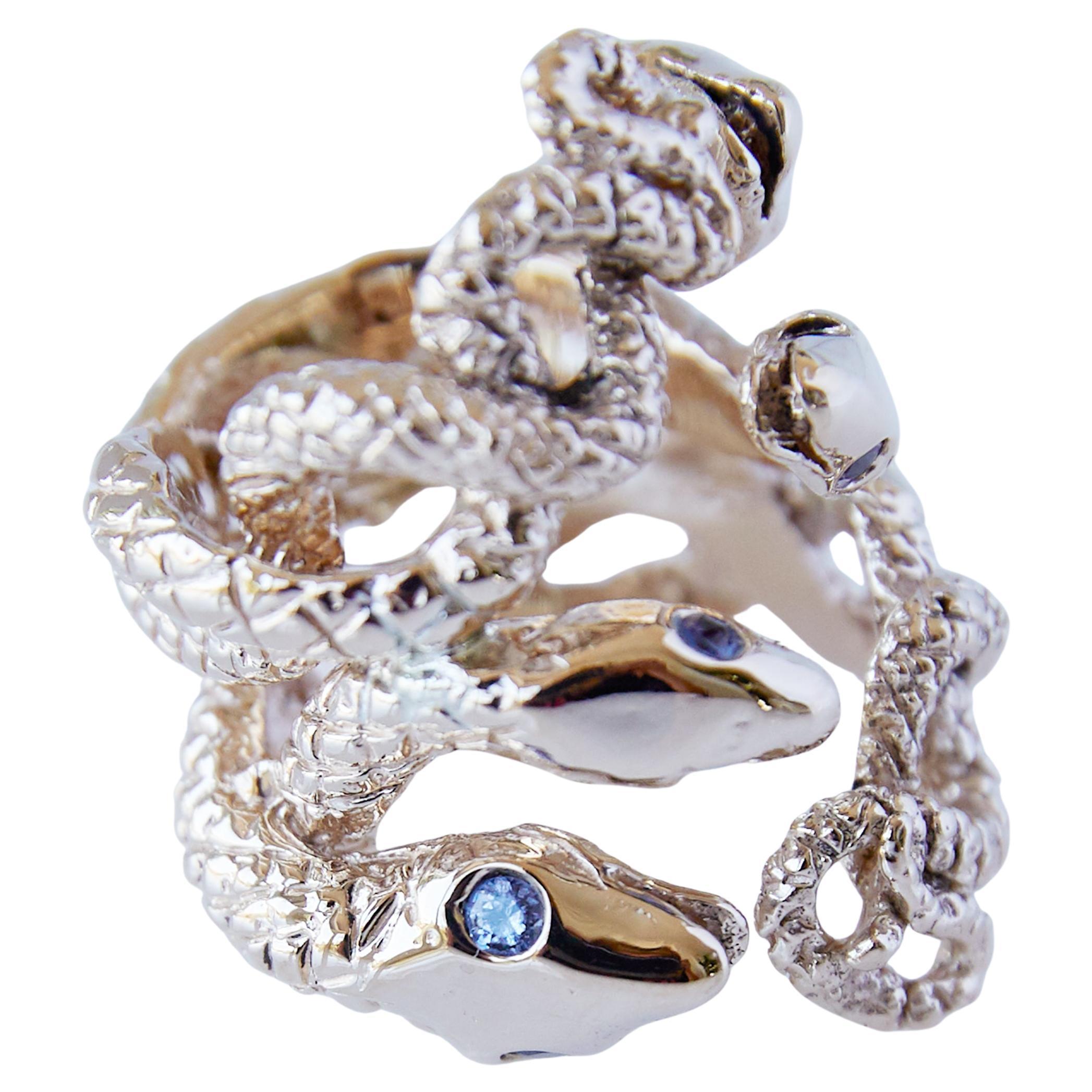 Serpent Ring Cocktail Snake Ring Tanzanite Snake Head Statement piece

Made in Bronze J Dauphin
J DAUPHIN 