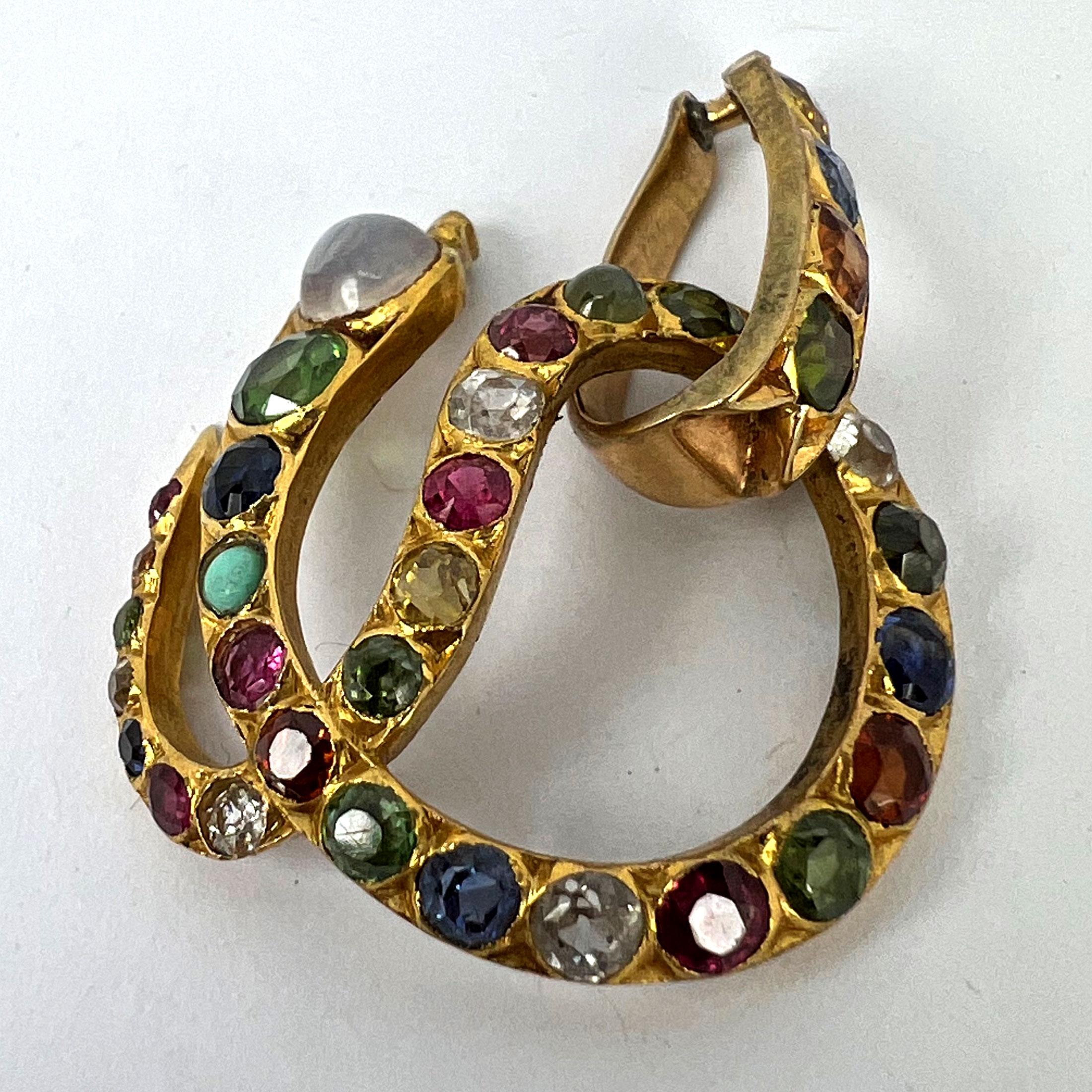Colgante serpiente de oro amarillo de 18 quilates engastado en venta 12
