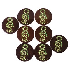 Posavasos Serpiente, set de 8