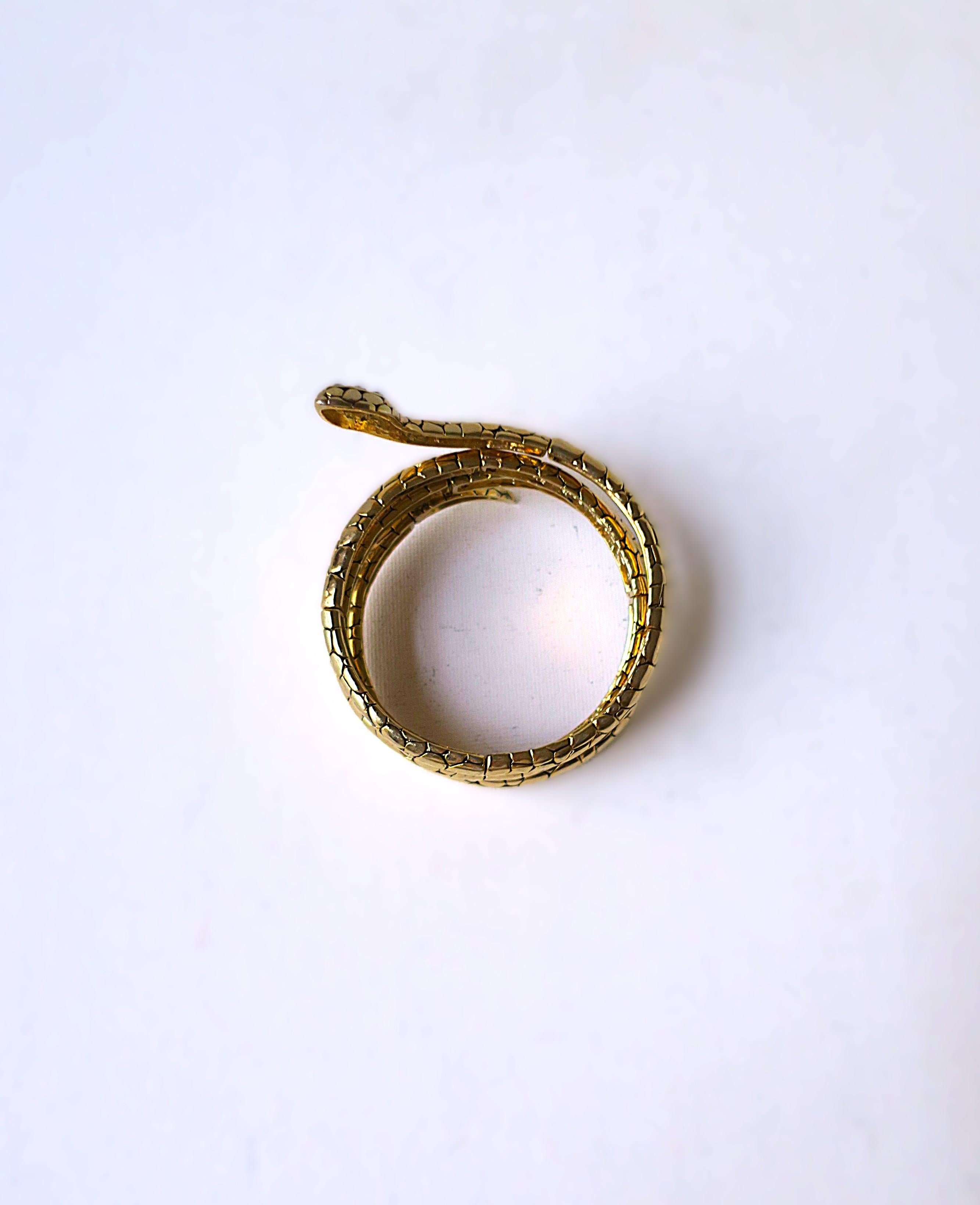 Bracelet manchette serpent 7