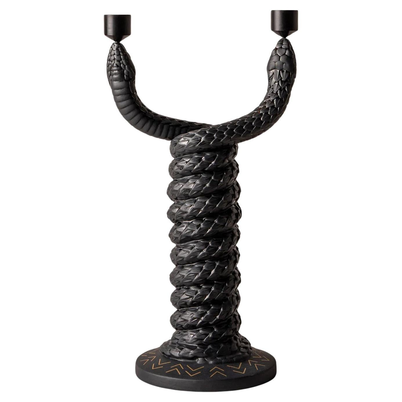 Serpent Torsade Candleholder For Sale