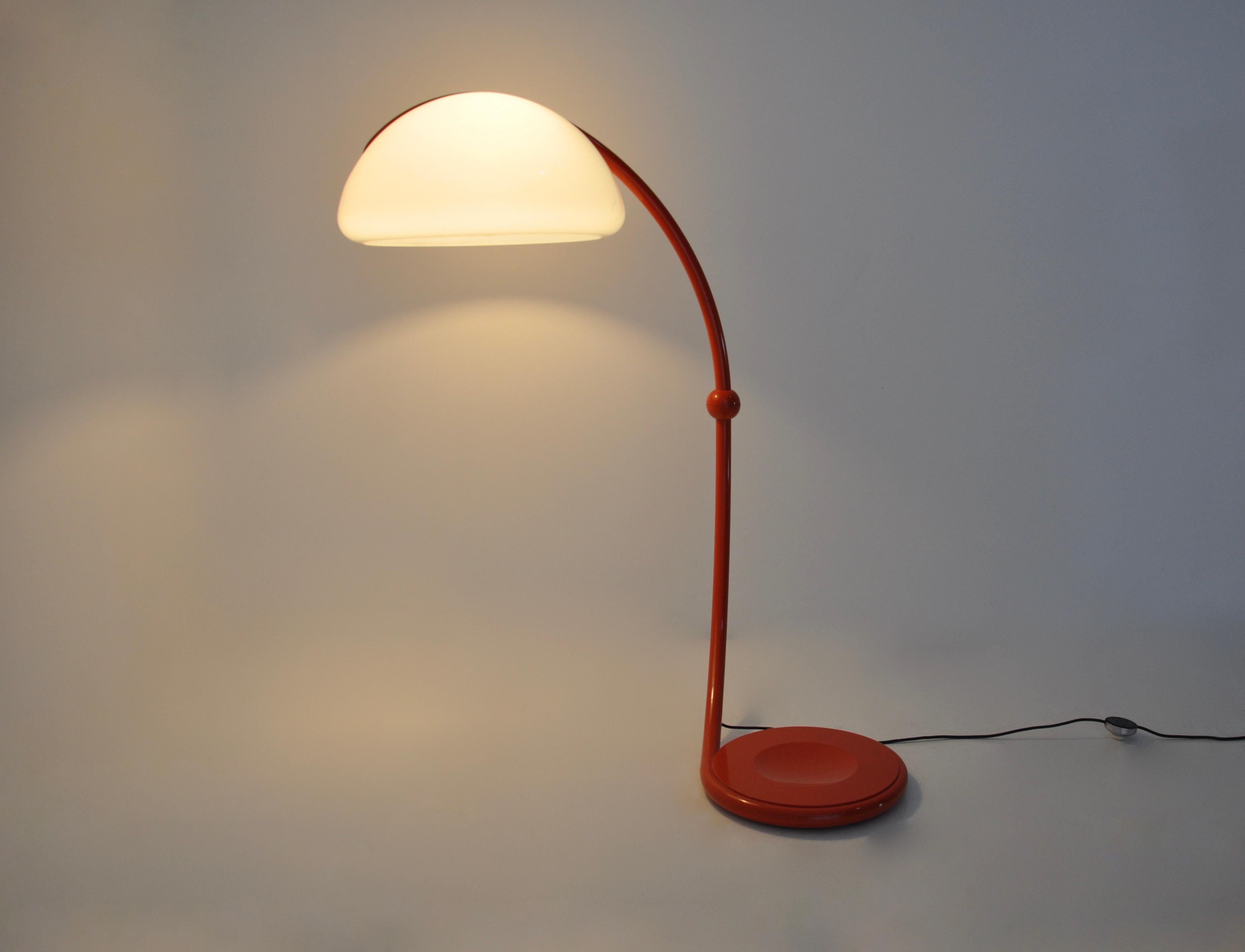 Serpente Floor Lamp by Elio Martinelli for Martinelli Luce, 1960s 5