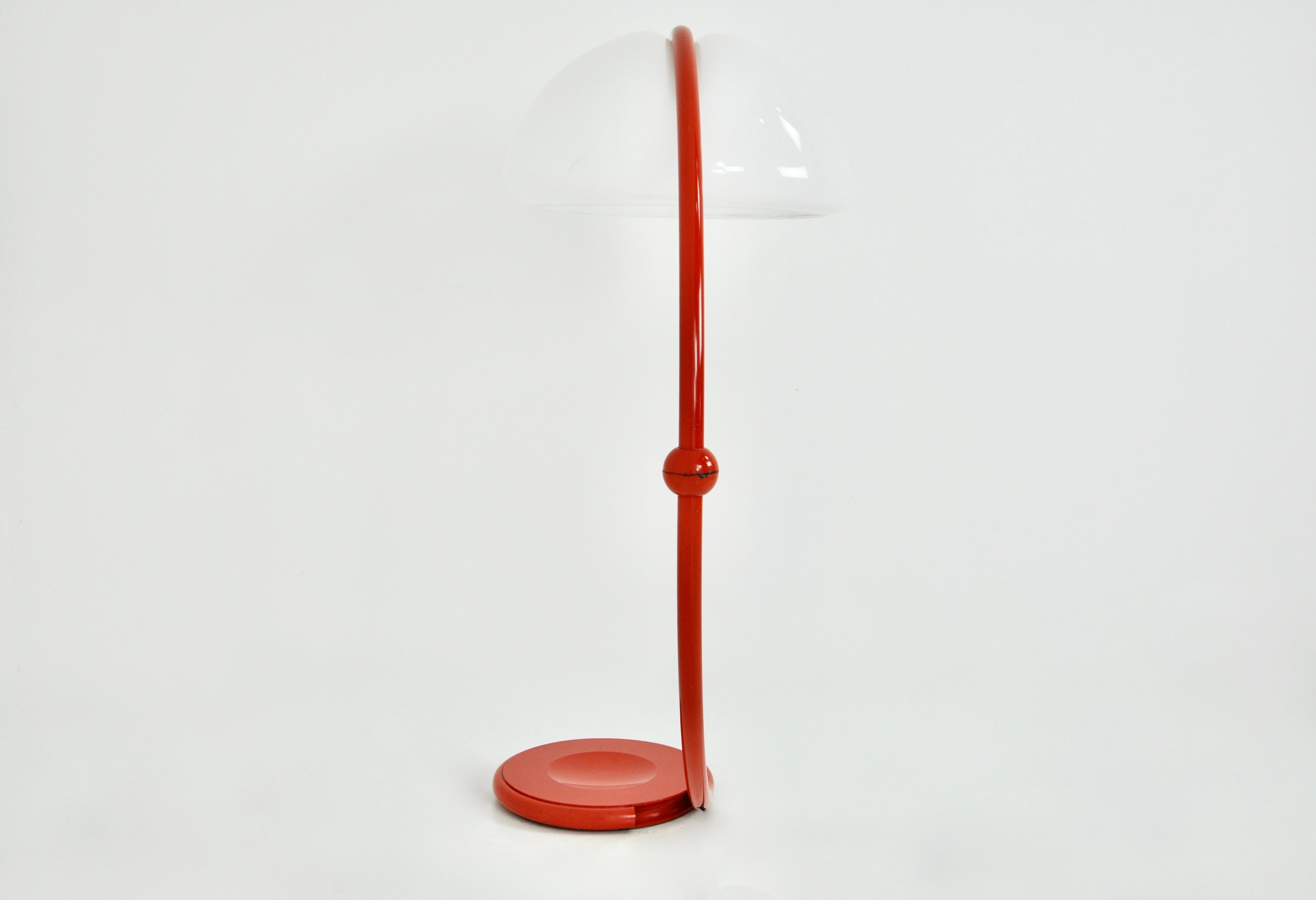 Serpente Floor Lamp by Elio Martinelli for Martinelli Luce, 1960s 8