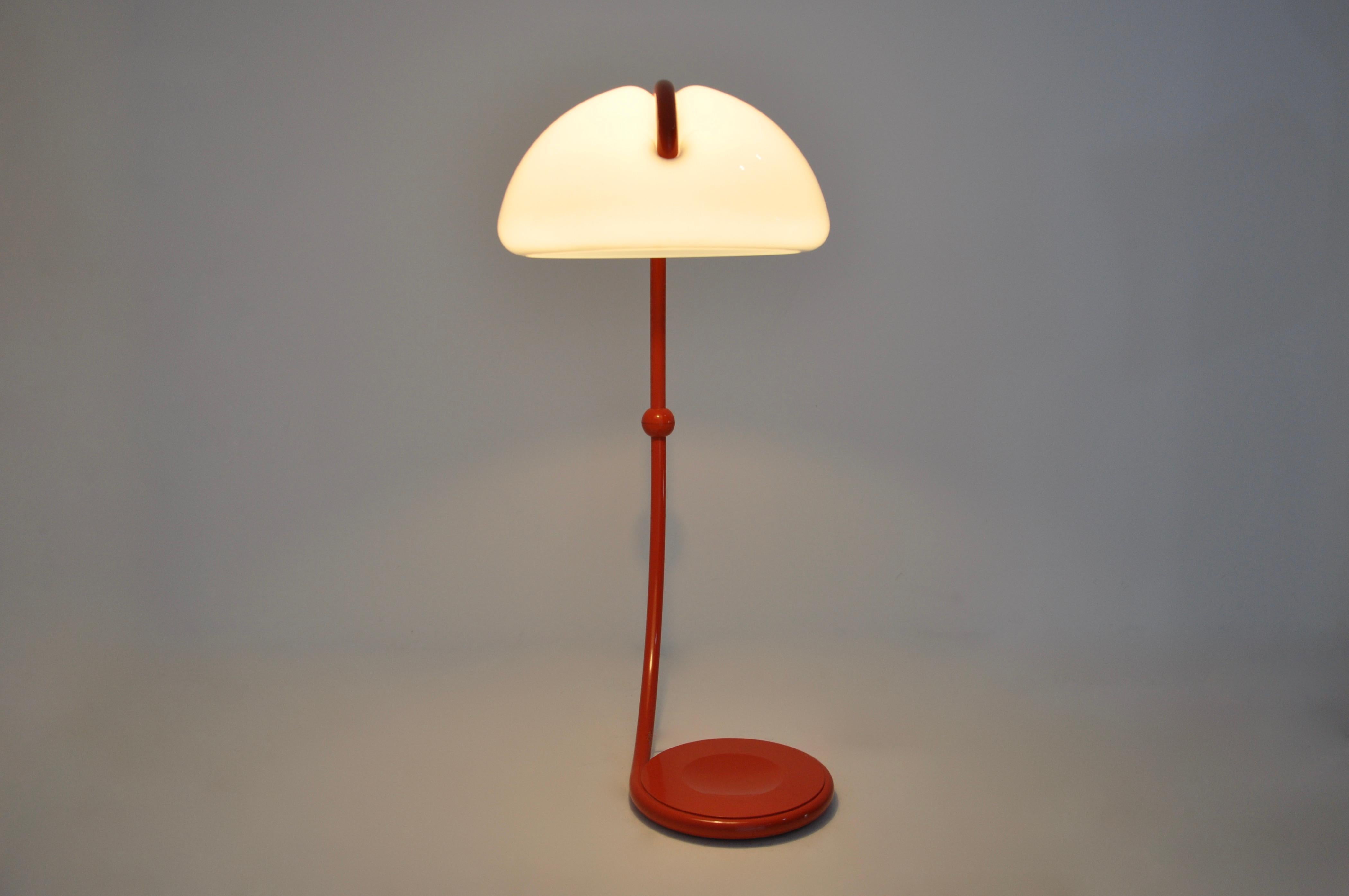 Italian Serpente Floor Lamp by Elio Martinelli for Martinelli Luce, 1960s