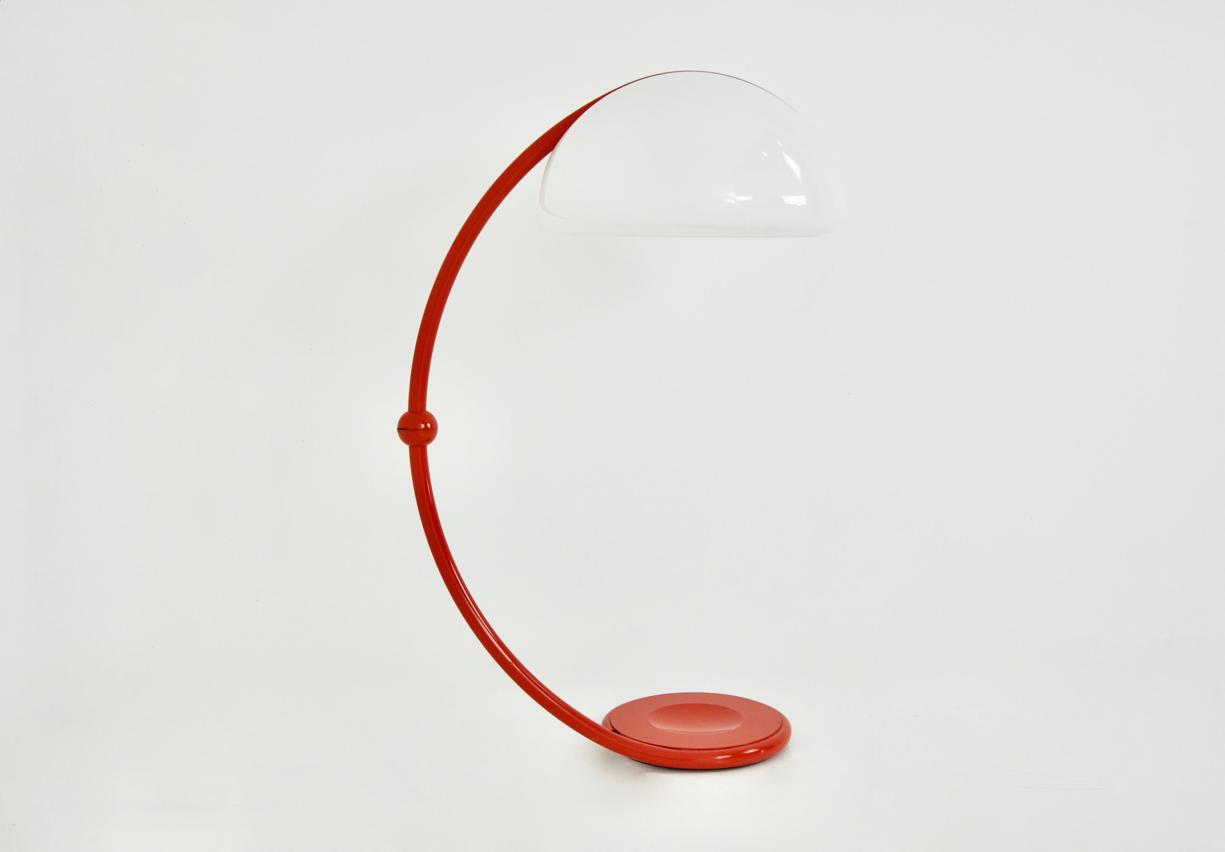 Serpente Floor Lamp by Elio Martinelli for Martinelli Luce, 1960s In Good Condition In Lasne, BE
