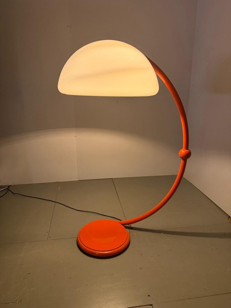 Serpente Floor lamp Elio Martinelli modello 2131 Martinelli Luce 1960's- Italy 3