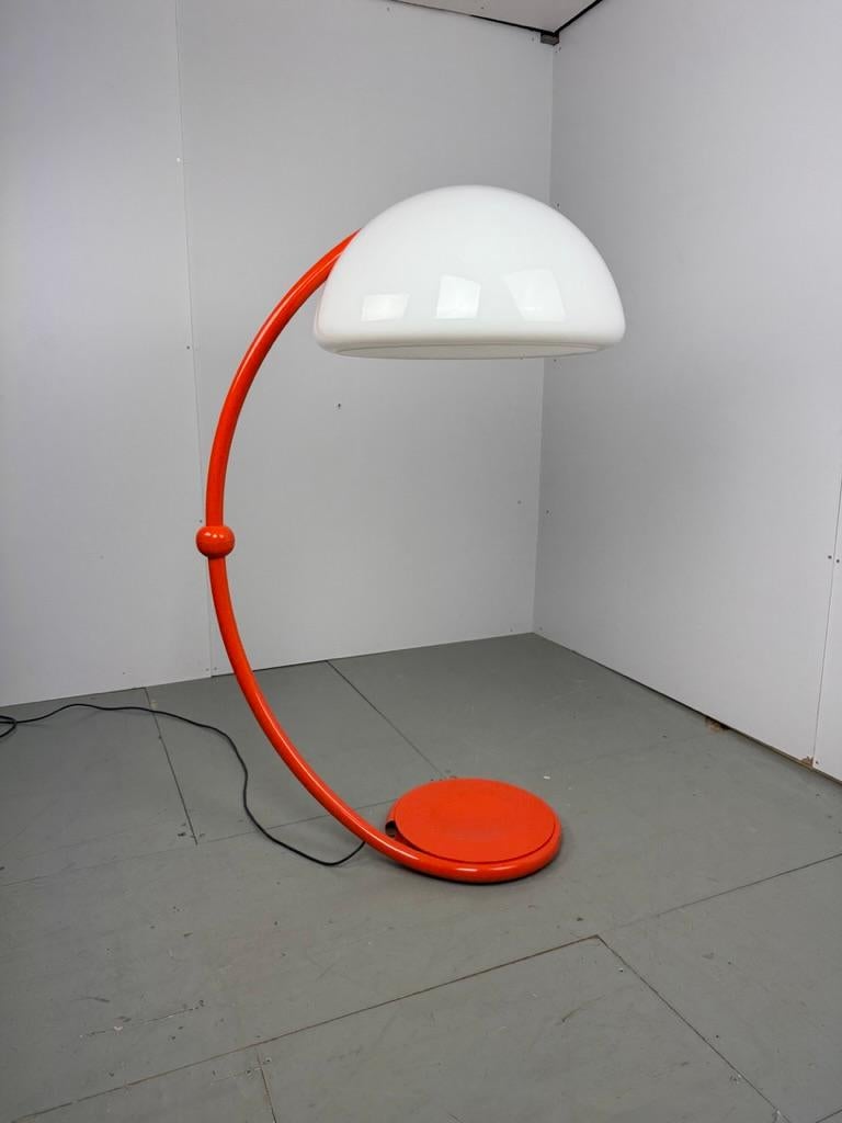 Serpente Floor lamp Elio Martinelli modello 2131 Martinelli Luce 1960's- Italy 6