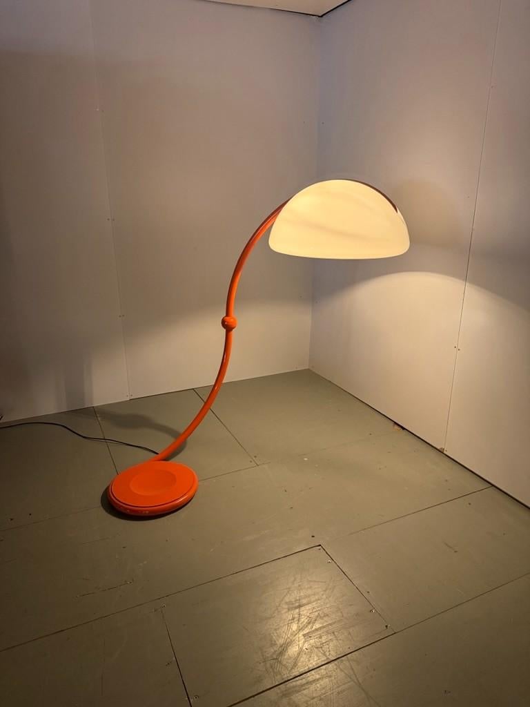 Serpente Floor lamp Elio Martinelli modello 2131 Martinelli Luce 1960's- Italy 1