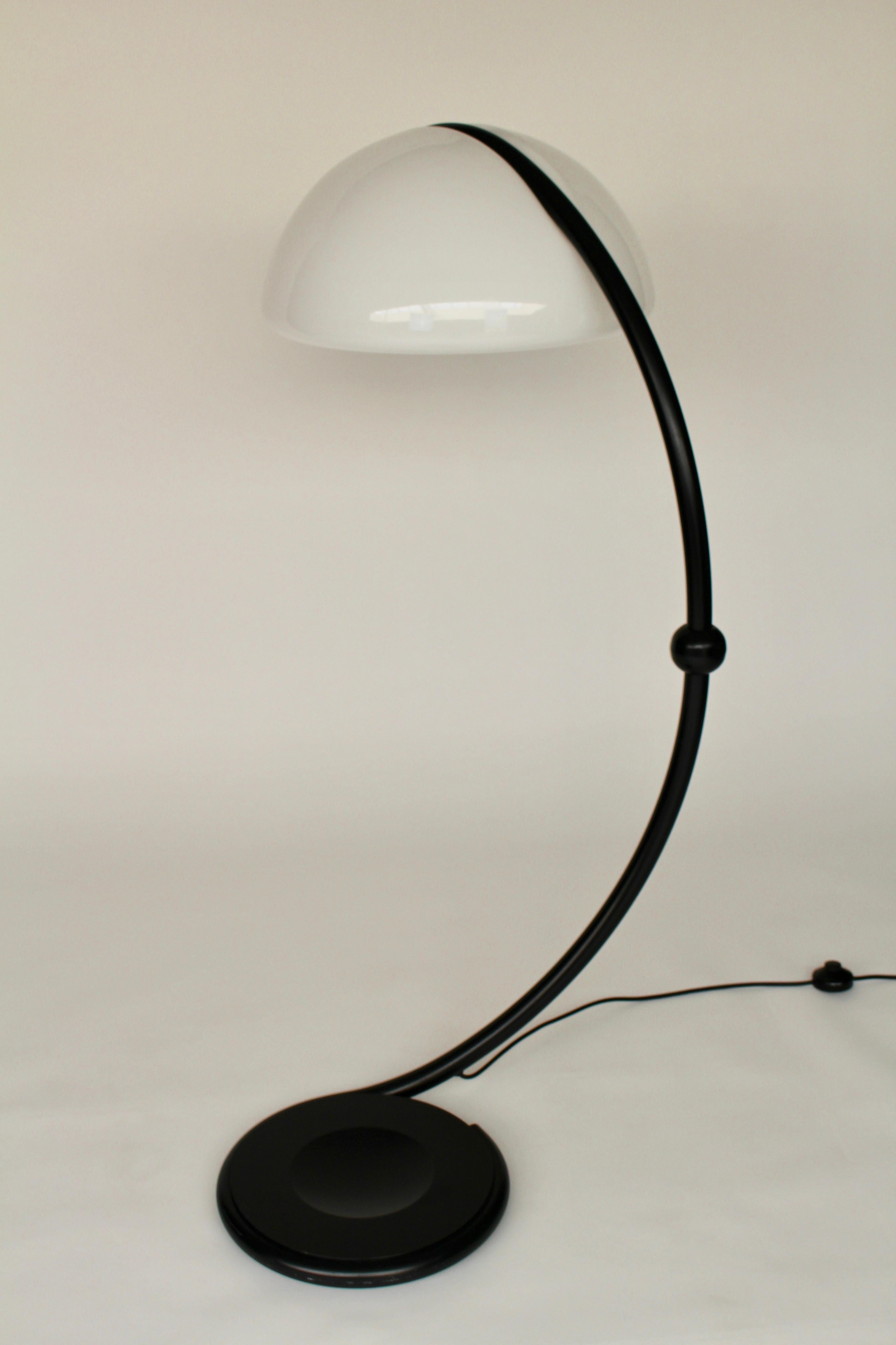 'Serpente' Floorlamp by Elio Martinelli for Luce Martinelli, Italy, 1960s, Snake 3