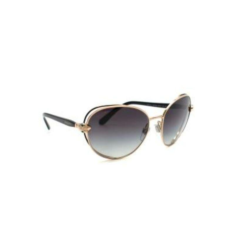 Serpenti Round 6087B Sunglasses For Sale 4