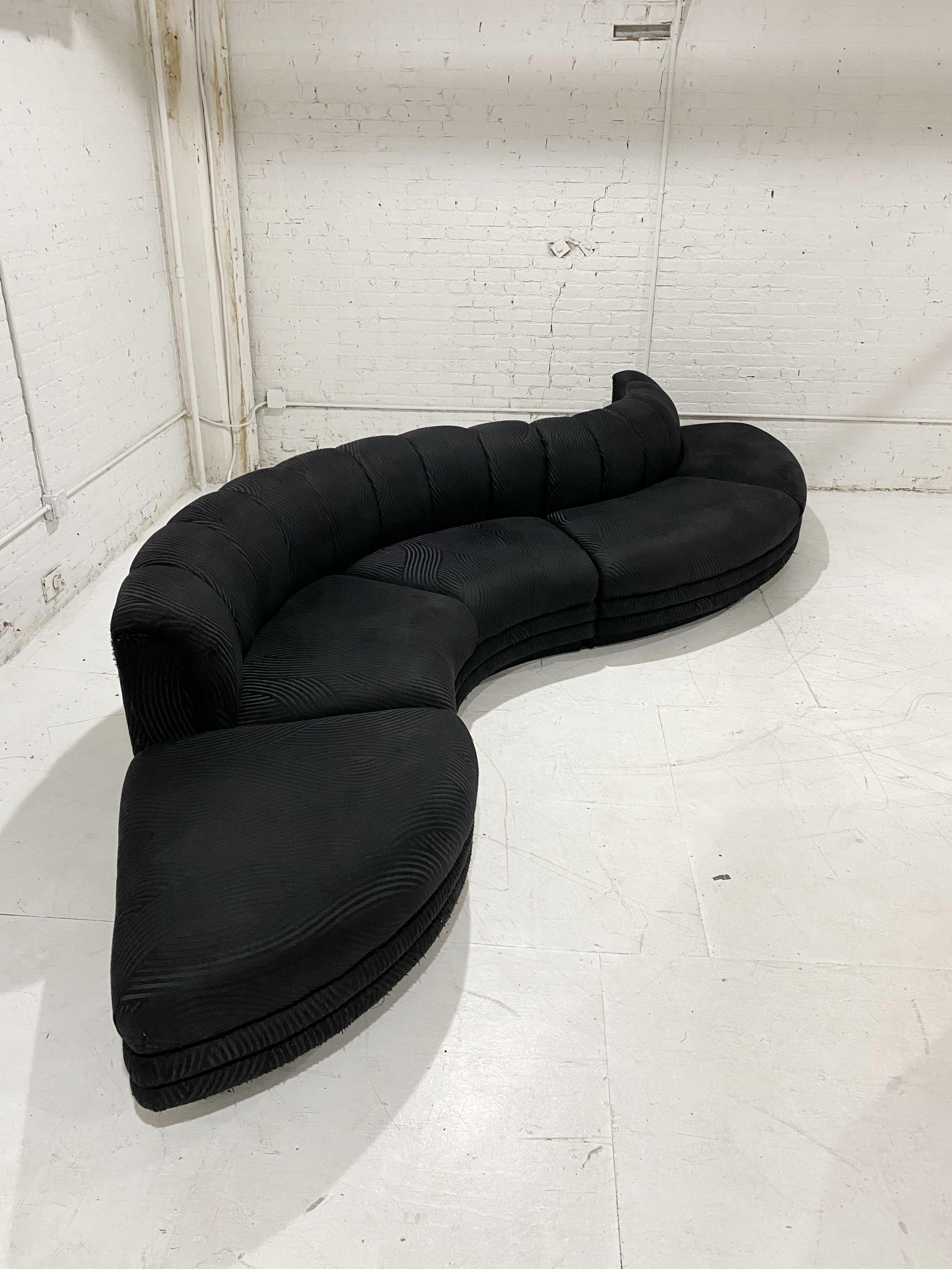 American Serpentine 3 Piece Sectional by Jackson Chair Co