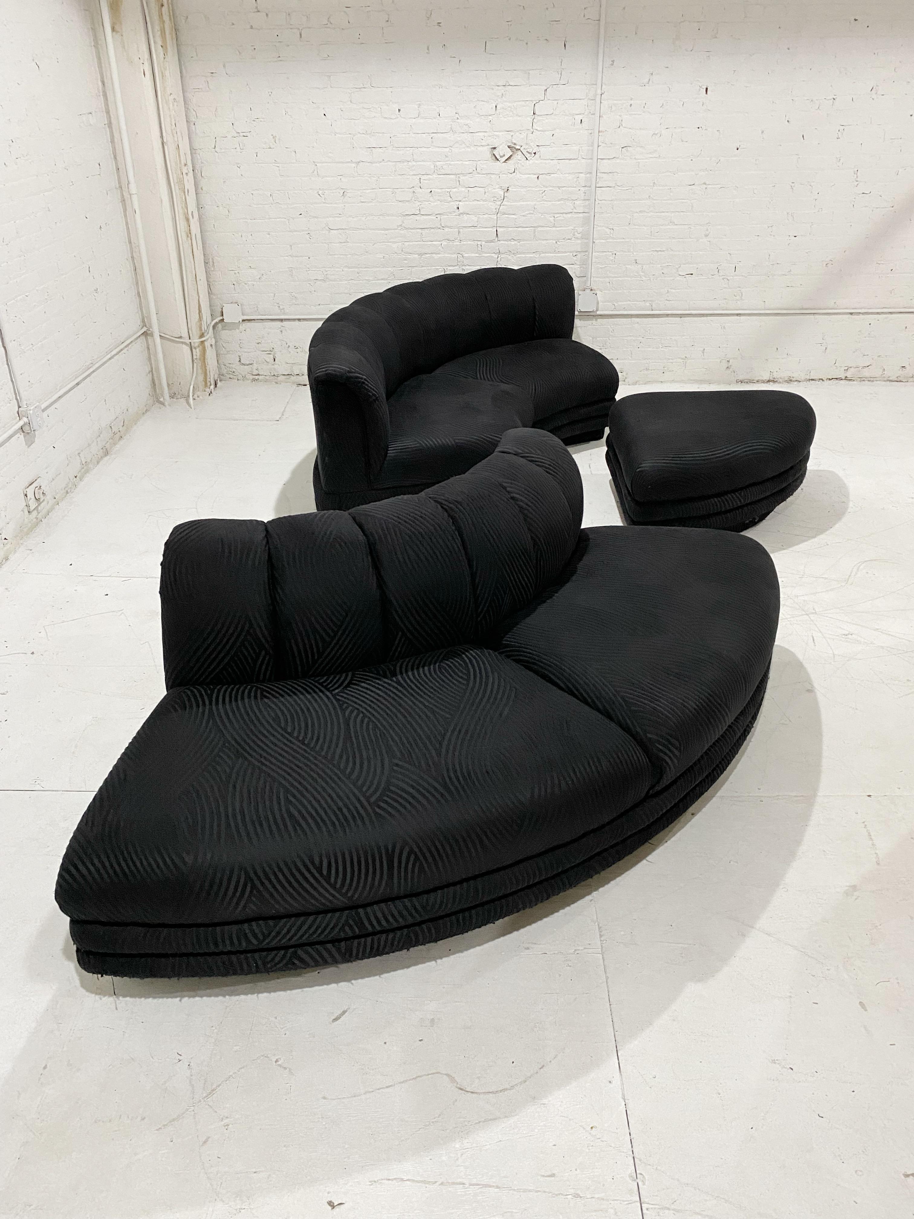 Upholstery Serpentine 3 Piece Sectional by Jackson Chair Co