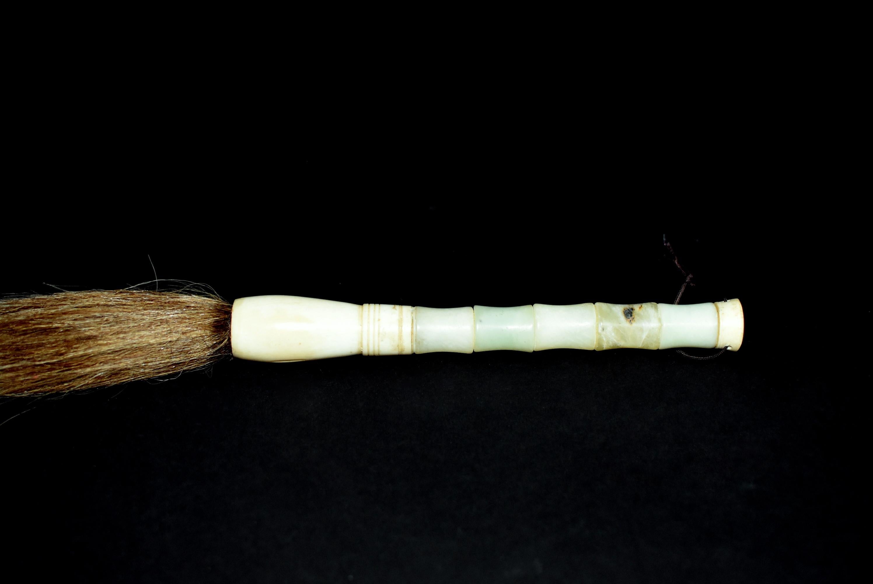 Serpentine Calligraphy Brushes Set of Two Bamboo Form 2
