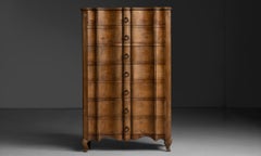 Serpentine Chest of Drawers, France circa 1930