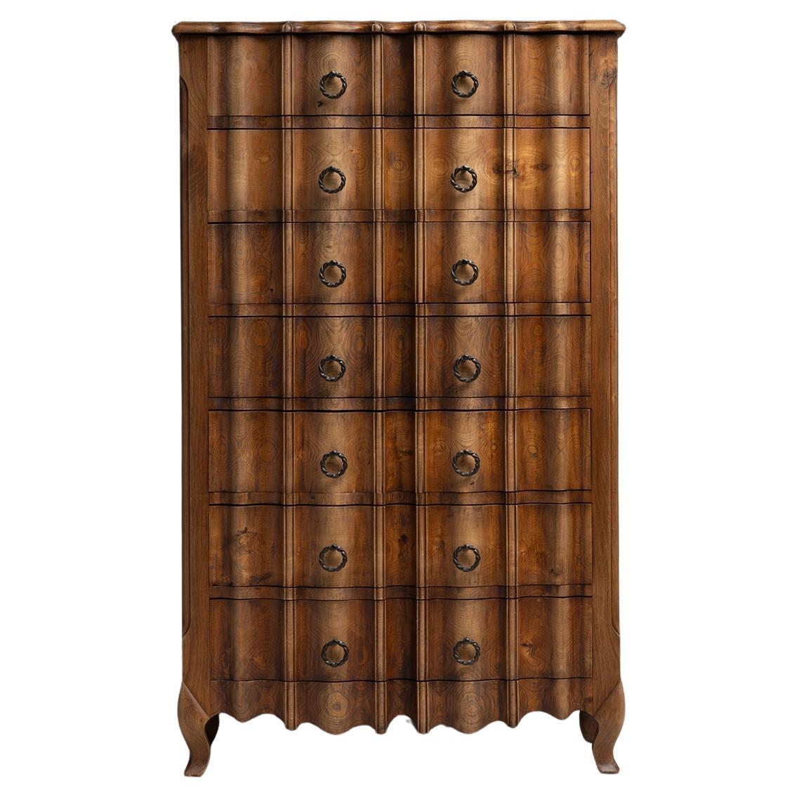 Serpentine Chest of Drawers, France circa 1930