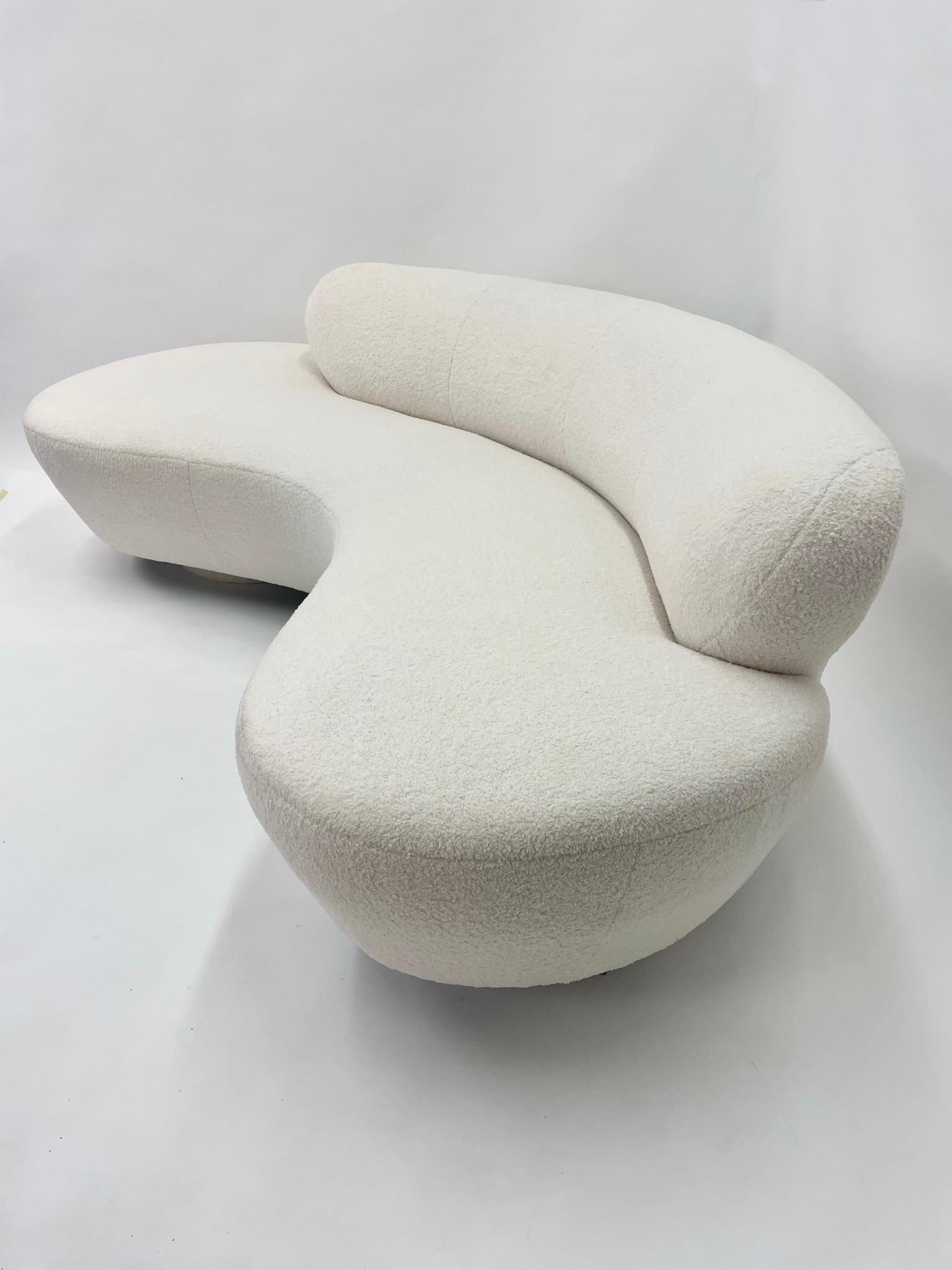 Upholstery Serpentine 'Cloud' Sofa by Vladimir Kagan for Directional