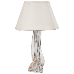 Serpentine, Crystal Table Lamp