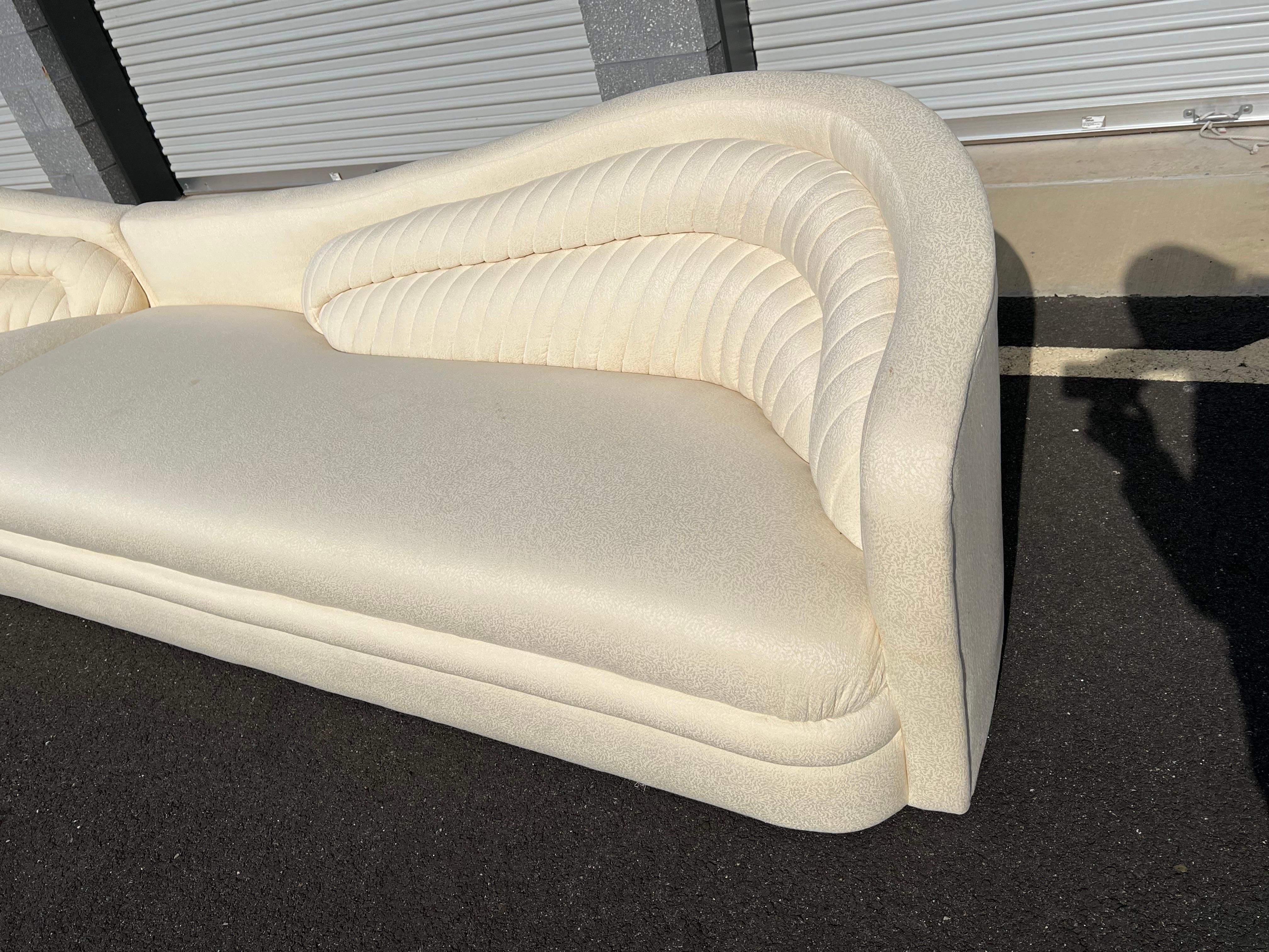 Late 20th Century Serpentine Custom Made Cloud Sectional by Weiman For Sale