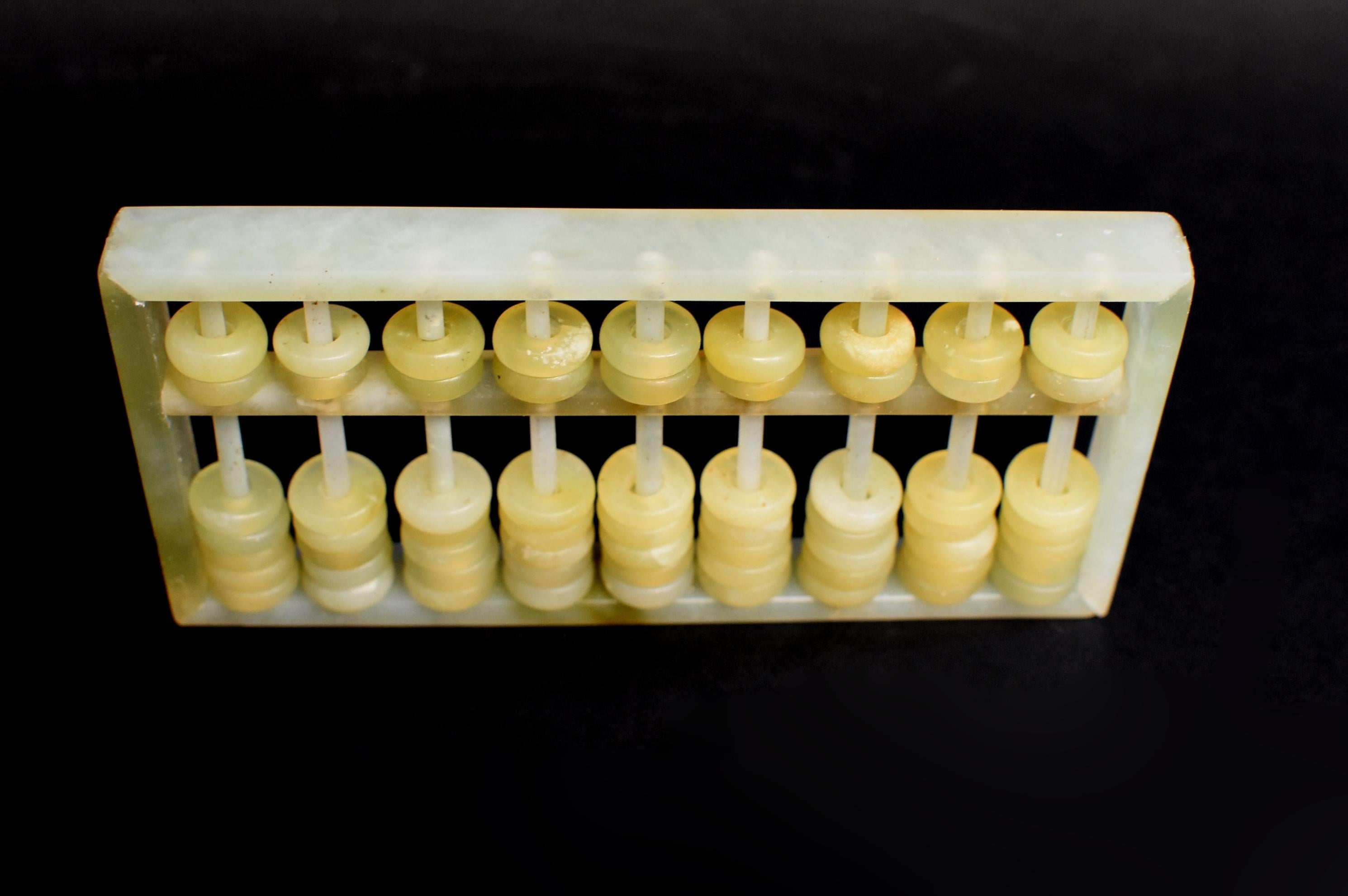 Hand-Crafted Serpentine Gemstone Abacus