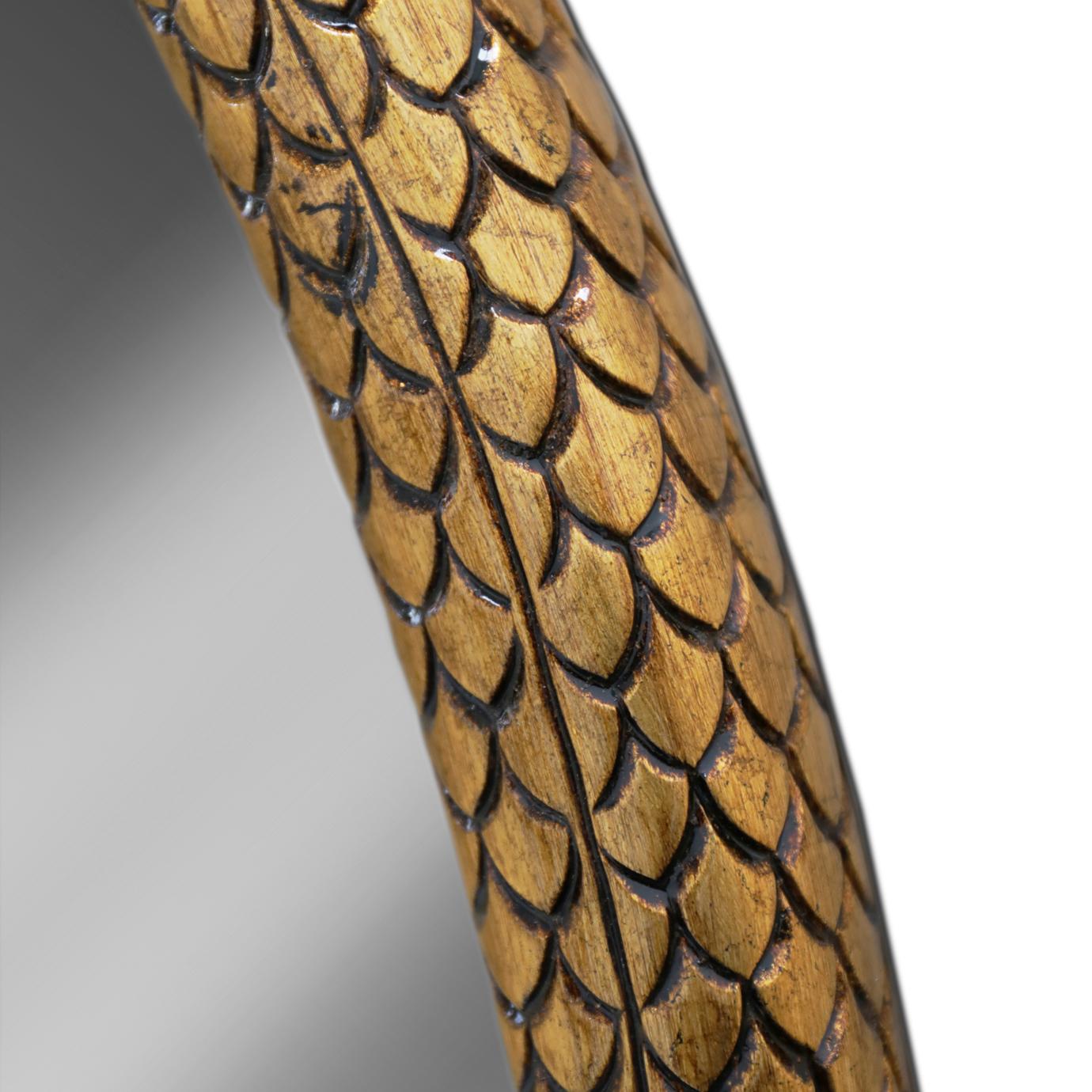 Miroir serpentin en forme de pomme Neuf - En vente à Manassas, VA