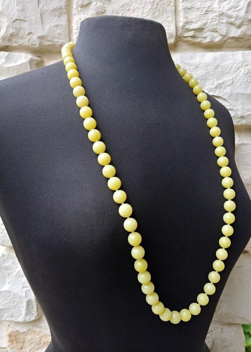 Bead Serpentine Long Necklace 36